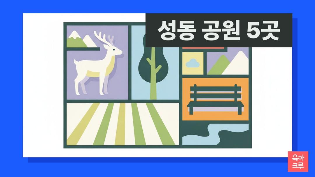 성동 공원 5곳! 서울숲 바닥분수 달맞이근린공원 놀이터