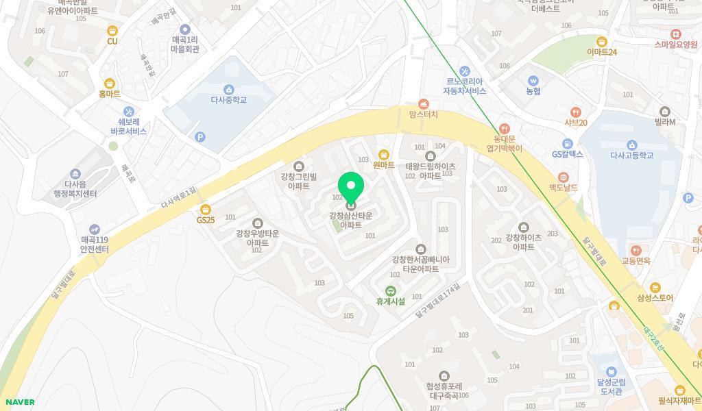 아이사랑어린이집 위치 지도