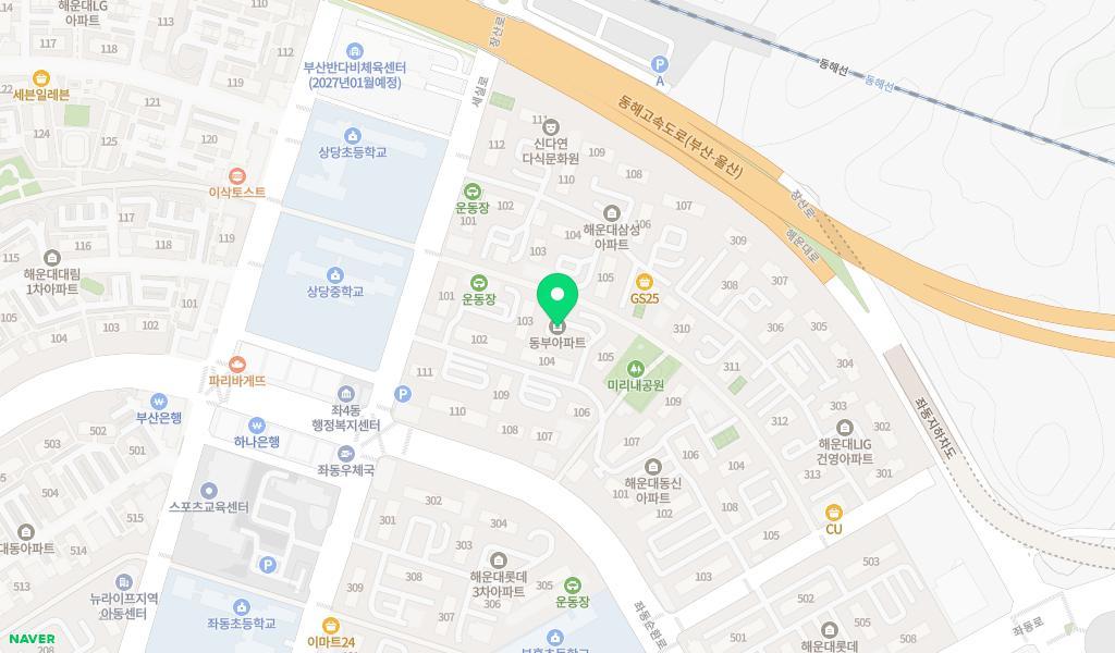 효원어린이집 위치 지도