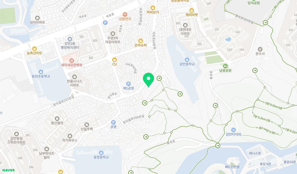 양문숲어린이집 위치 지도