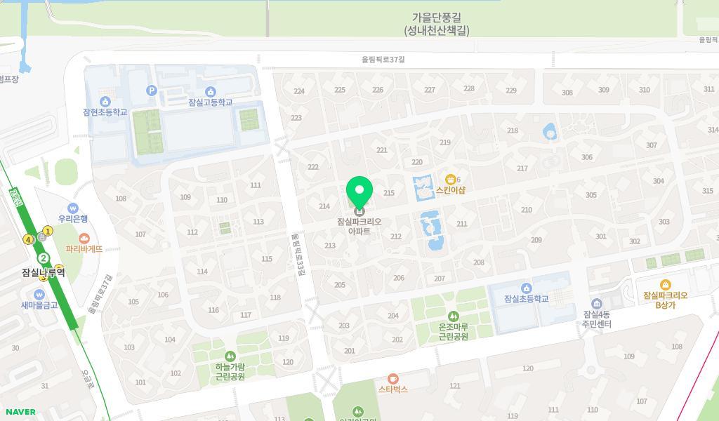 왕자와공주어린이집 위치 지도