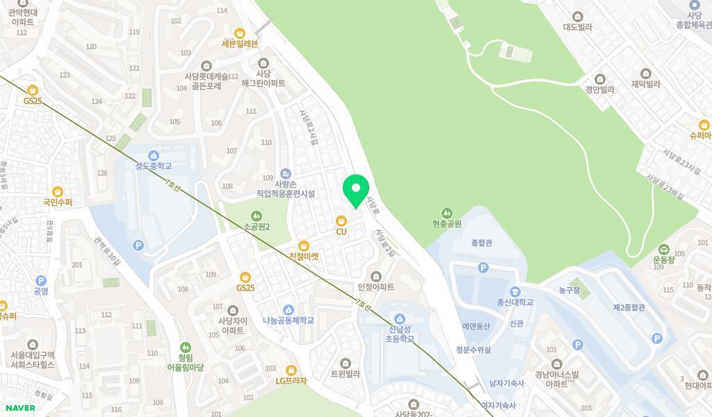 예동영재어린이집 위치 지도