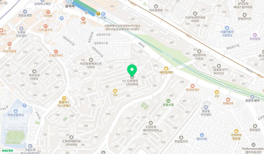 한울어린이집 위치 지도