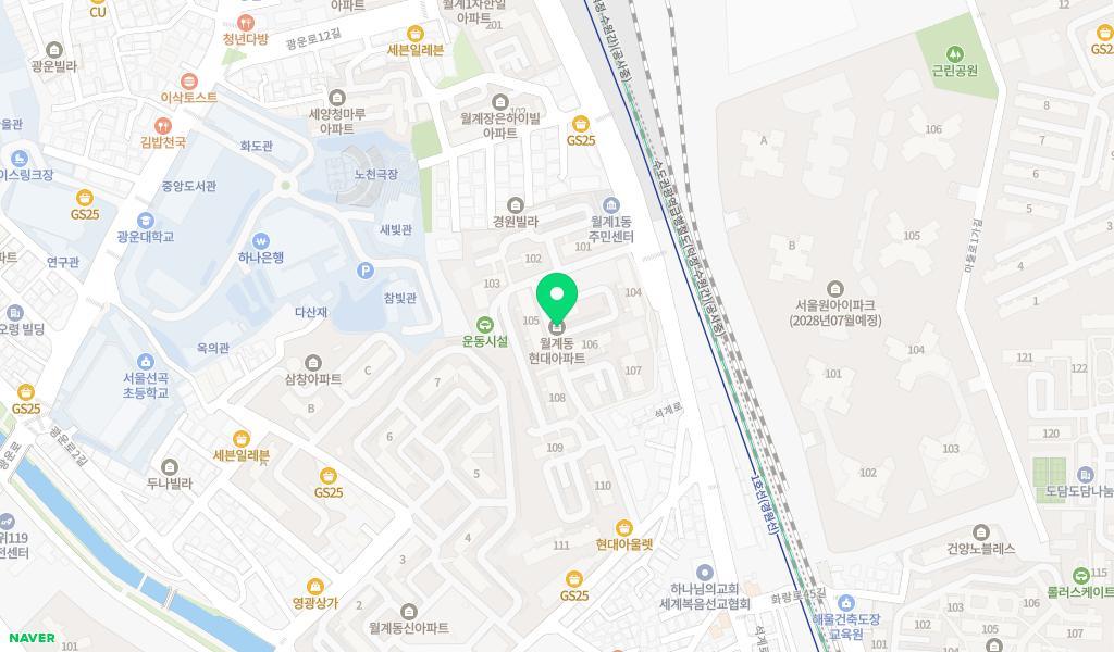 호호어린이집 위치 지도