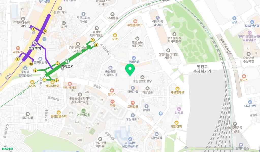 가명어린이집 위치 지도