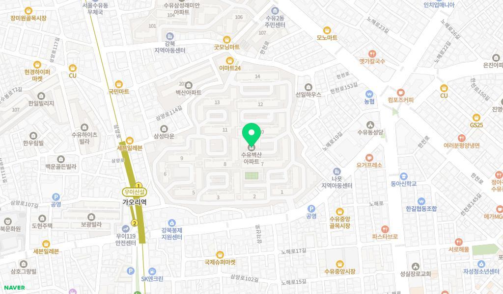 물댄동산어린이집 위치 지도
