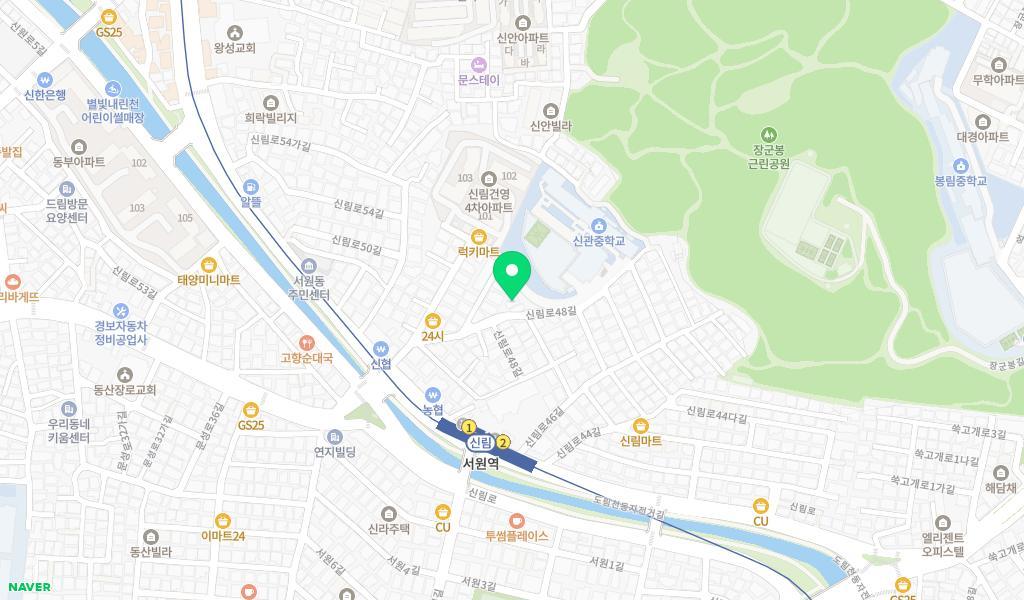 구립금강어린이집 위치 지도
