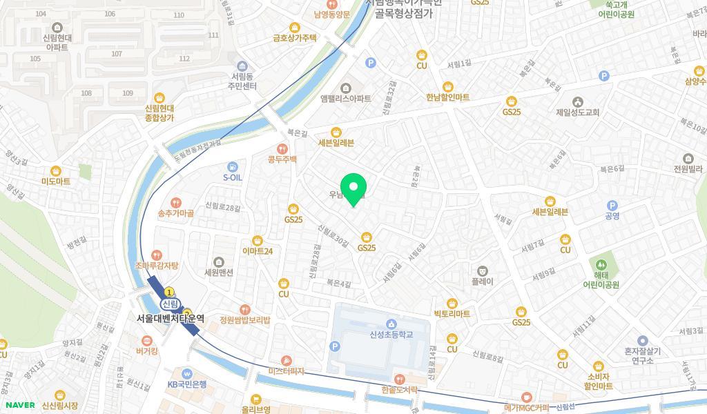구립복은어린이집 위치 지도