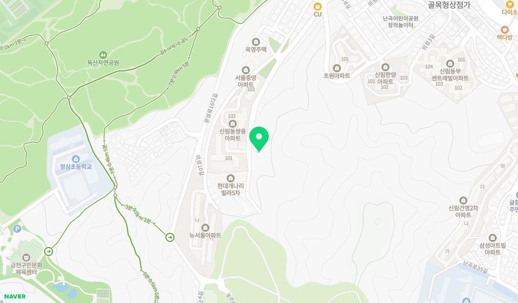 구립다원어린이집 위치 지도
