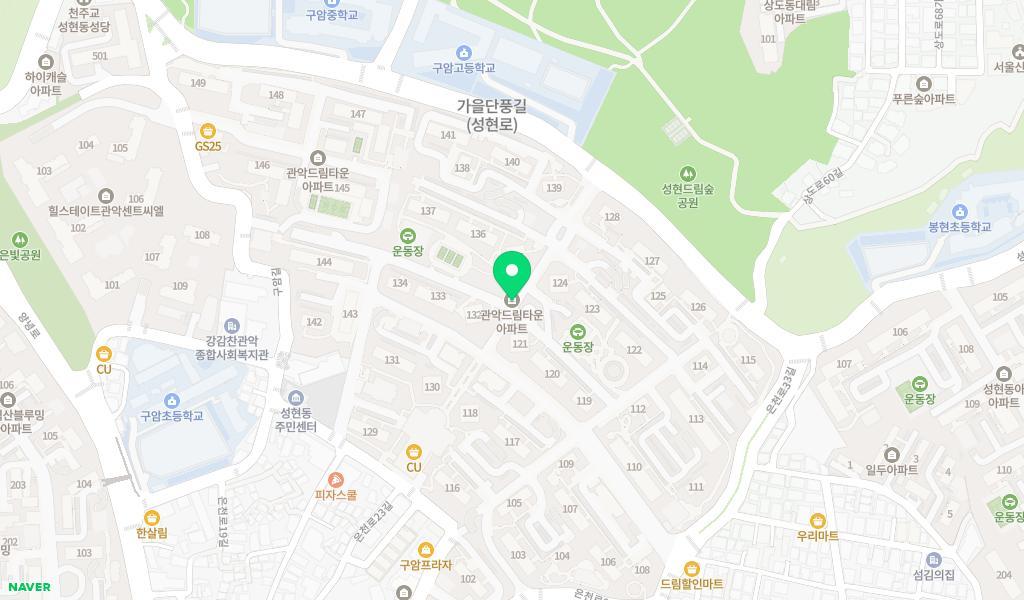 햇님어린이집 위치 지도