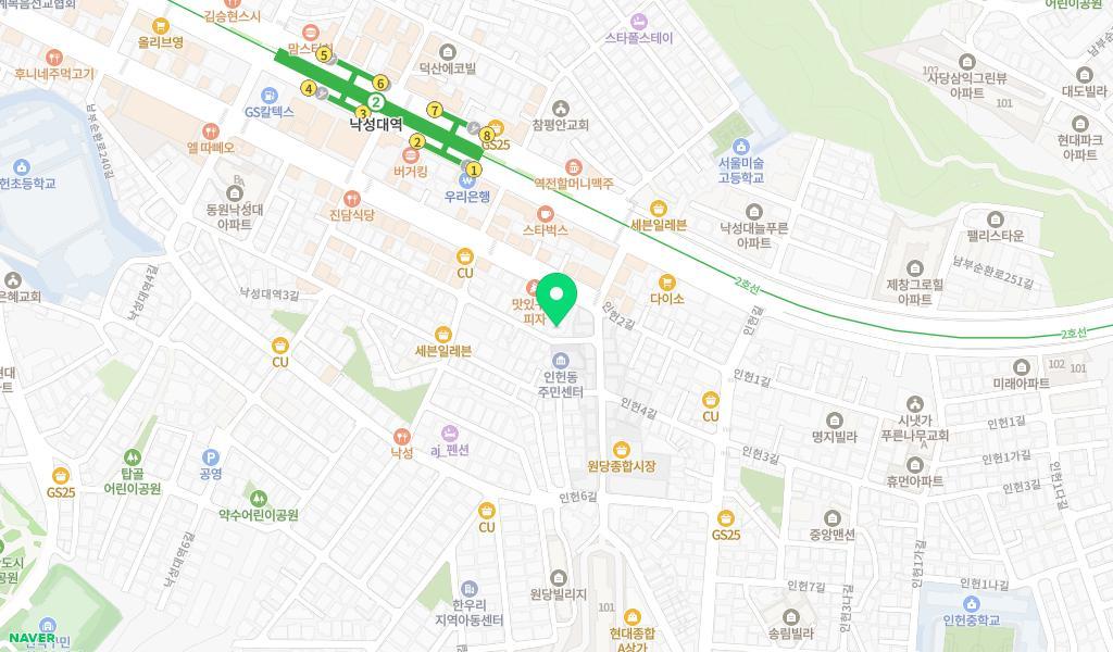 구립금빛어린이집 위치 지도