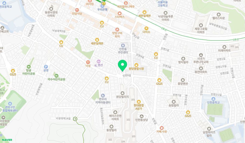 안델센어린이집 위치 지도