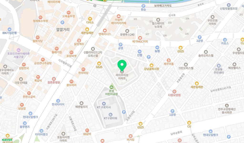 미성어린이집 위치 지도