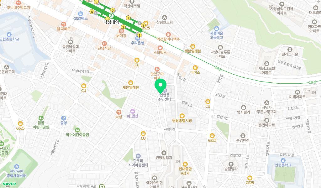 보라빛어린이집 위치 지도