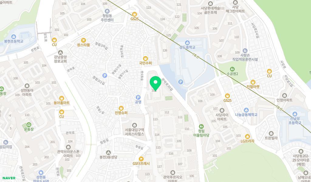 구립하늘빛어린이집 위치 지도