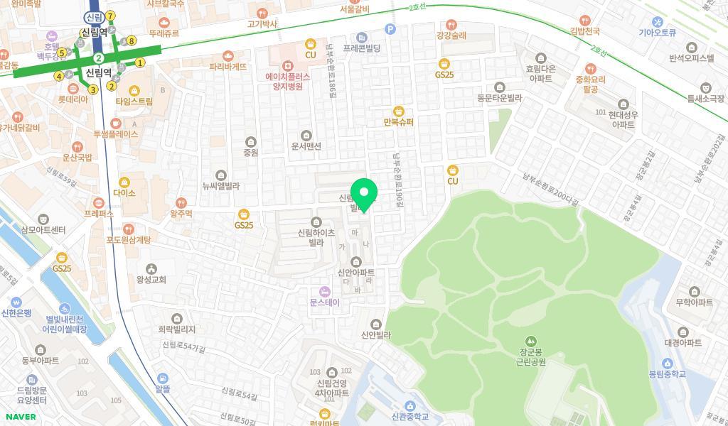 구립용꿈어린이집 위치 지도