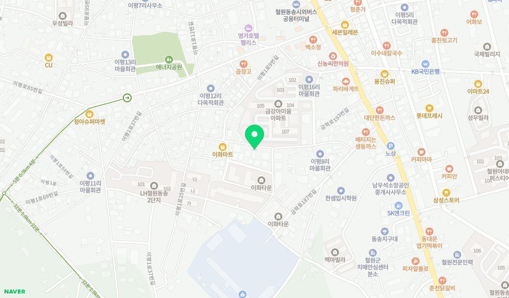 서머힐어린이집 위치 지도