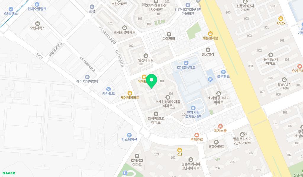 자람어린이집 위치 지도