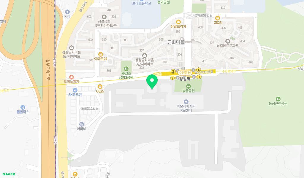 아모레퍼시픽 용인 어린이집 위치 지도