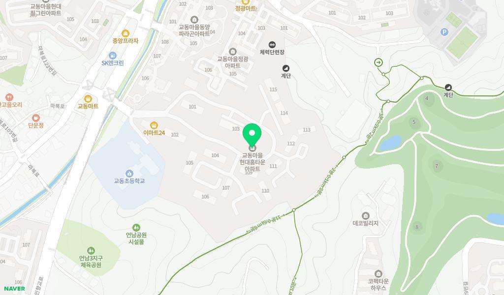솔내어린이집 위치 지도