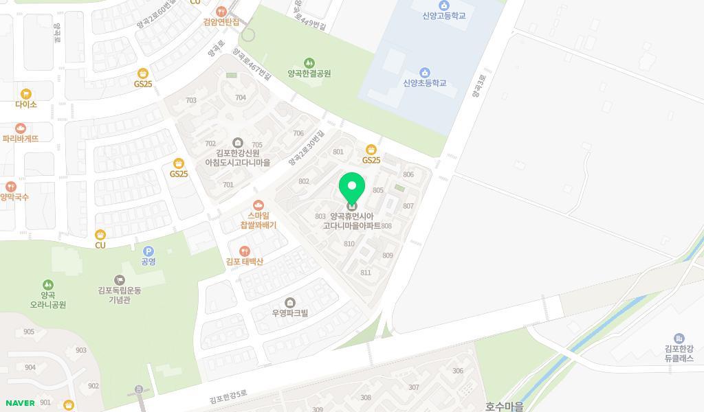 시립고다니어린이집 위치 지도