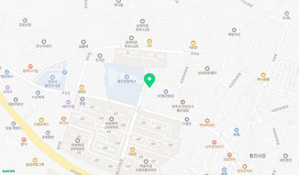 청룡어린이집 위치 지도