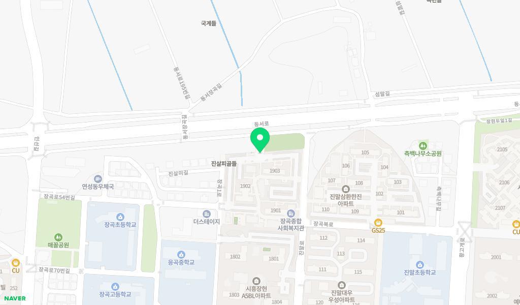 시립장현샛별어린이집 위치 지도
