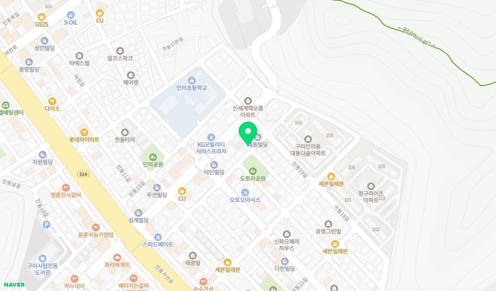 하나둘친구어린이집 위치 지도