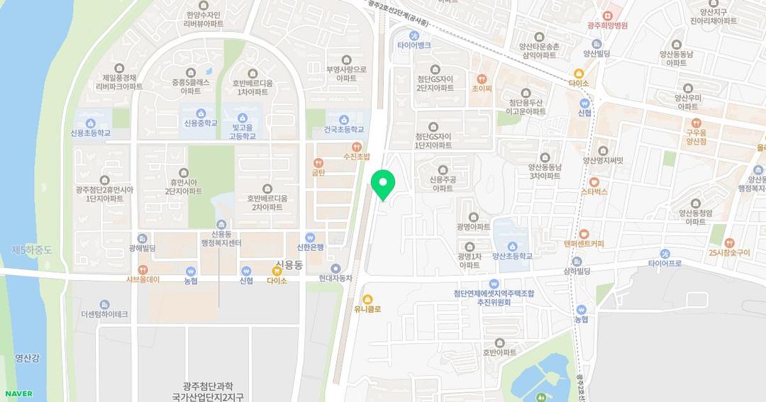 청담유치원 위치 지도