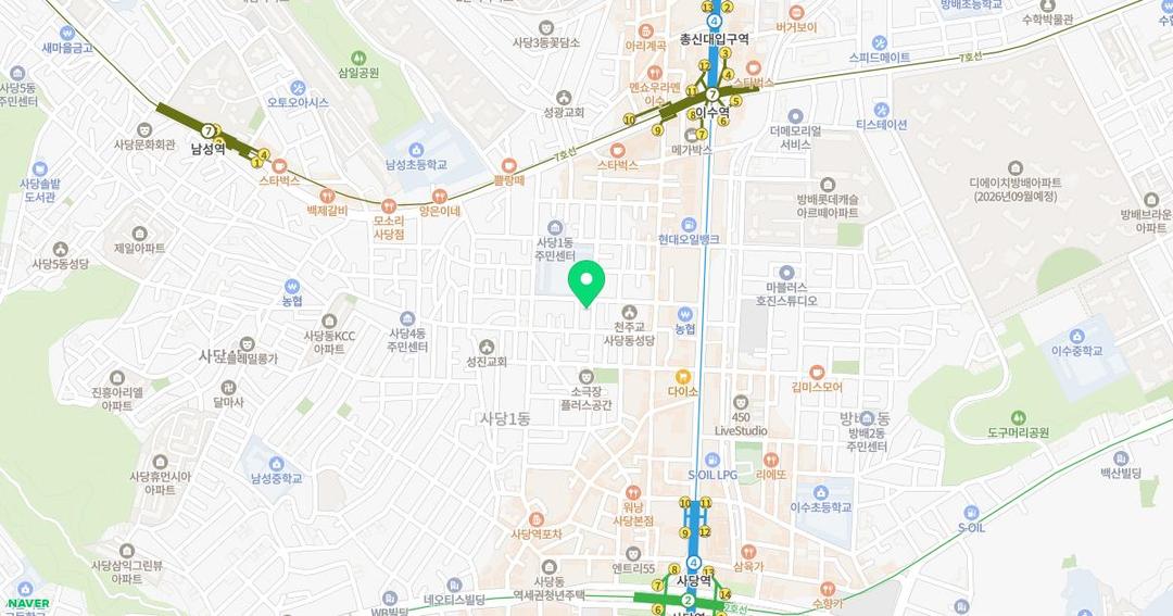 동그라미유치원 위치 지도