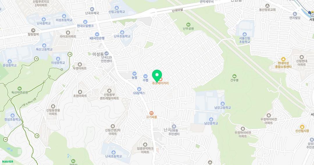 애동유치원 위치 지도