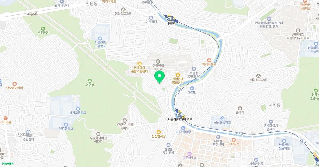 하늘유치원 위치 지도