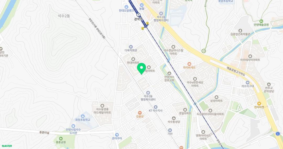 한림유치원 위치 지도