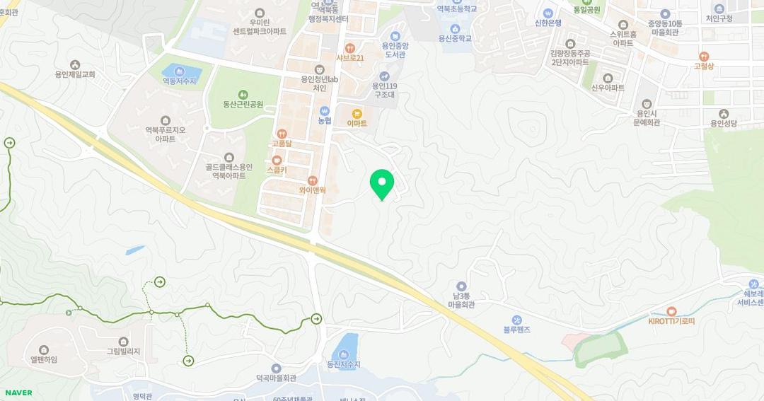 동그라미유치원 위치 지도