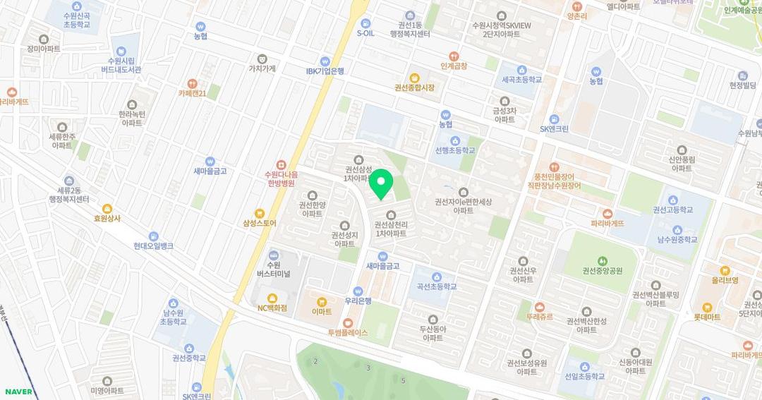 은정유치원 위치 지도