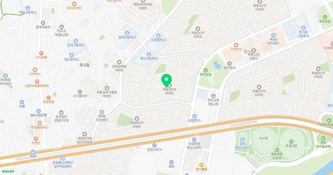 아란유치원 위치 지도