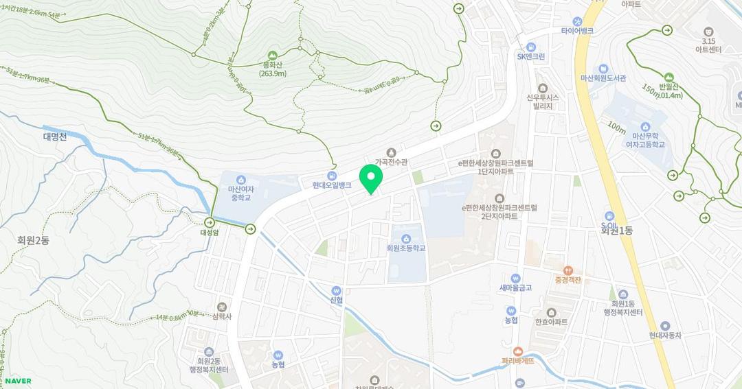 이화유치원 위치 지도